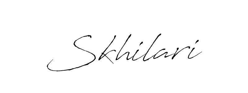 The best way (Antro_Vectra) to make a short signature is to pick only two or three words in your name. The name Skhilari include a total of six letters. For converting this name. Skhilari signature style 6 images and pictures png