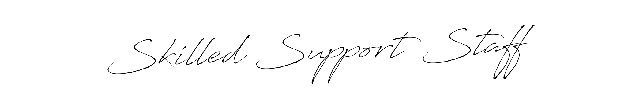 Make a beautiful signature design for name Skilled Support Staff. Use this online signature maker to create a handwritten signature for free. Skilled Support Staff signature style 6 images and pictures png