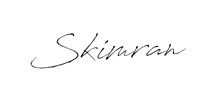 You should practise on your own different ways (Antro_Vectra) to write your name (Skimran) in signature. don't let someone else do it for you. Skimran signature style 6 images and pictures png
