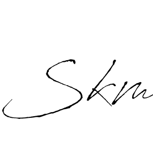 Similarly Antro_Vectra is the best handwritten signature design. Signature creator online .You can use it as an online autograph creator for name Skm. Skm signature style 6 images and pictures png