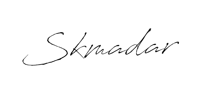 Create a beautiful signature design for name Skmadar. With this signature (Antro_Vectra) fonts, you can make a handwritten signature for free. Skmadar signature style 6 images and pictures png