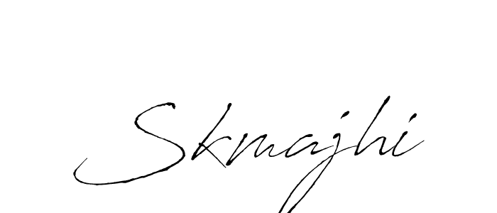 The best way (Antro_Vectra) to make a short signature is to pick only two or three words in your name. The name Skmajhi include a total of six letters. For converting this name. Skmajhi signature style 6 images and pictures png