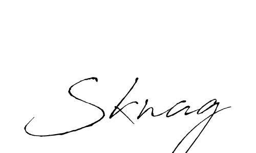 Make a beautiful signature design for name Sknag. With this signature (Antro_Vectra) style, you can create a handwritten signature for free. Sknag signature style 6 images and pictures png