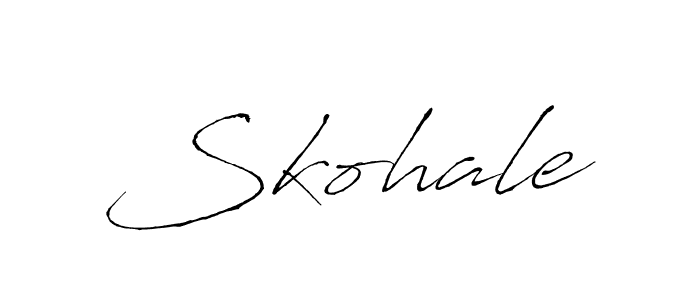 Once you've used our free online signature maker to create your best signature Antro_Vectra style, it's time to enjoy all of the benefits that Skohale name signing documents. Skohale signature style 6 images and pictures png