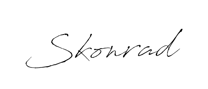 Make a short Skonrad signature style. Manage your documents anywhere anytime using Antro_Vectra. Create and add eSignatures, submit forms, share and send files easily. Skonrad signature style 6 images and pictures png