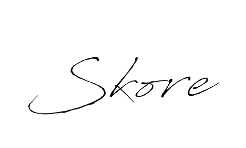 Skore stylish signature style. Best Handwritten Sign (Antro_Vectra) for my name. Handwritten Signature Collection Ideas for my name Skore. Skore signature style 6 images and pictures png