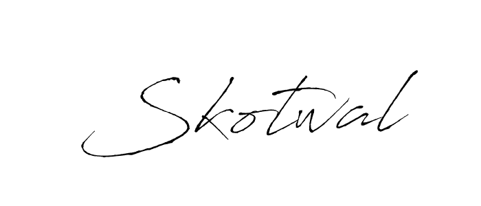 The best way (Antro_Vectra) to make a short signature is to pick only two or three words in your name. The name Skotwal include a total of six letters. For converting this name. Skotwal signature style 6 images and pictures png