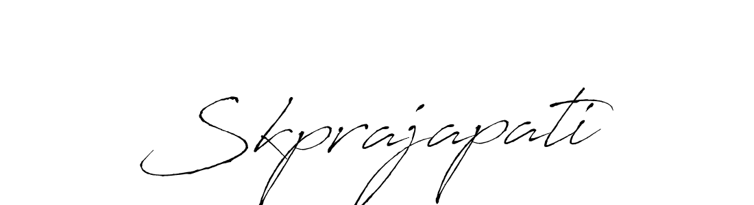 The best way (Antro_Vectra) to make a short signature is to pick only two or three words in your name. The name Skprajapati include a total of six letters. For converting this name. Skprajapati signature style 6 images and pictures png