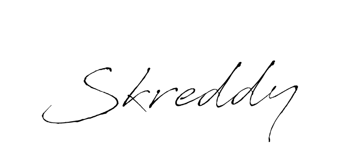 Create a beautiful signature design for name Skreddy. With this signature (Antro_Vectra) fonts, you can make a handwritten signature for free. Skreddy signature style 6 images and pictures png