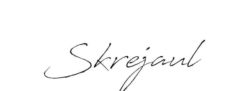 Antro_Vectra is a professional signature style that is perfect for those who want to add a touch of class to their signature. It is also a great choice for those who want to make their signature more unique. Get Skrejaul name to fancy signature for free. Skrejaul signature style 6 images and pictures png
