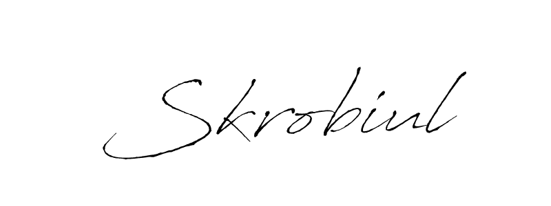 Once you've used our free online signature maker to create your best signature Antro_Vectra style, it's time to enjoy all of the benefits that Skrobiul name signing documents. Skrobiul signature style 6 images and pictures png