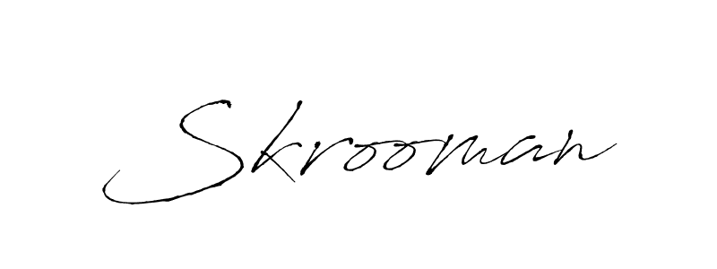 You should practise on your own different ways (Antro_Vectra) to write your name (Skrooman) in signature. don't let someone else do it for you. Skrooman signature style 6 images and pictures png