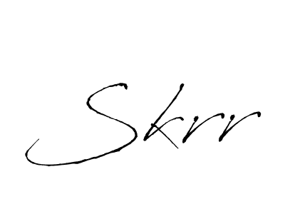 The best way (Antro_Vectra) to make a short signature is to pick only two or three words in your name. The name Skrr include a total of six letters. For converting this name. Skrr signature style 6 images and pictures png