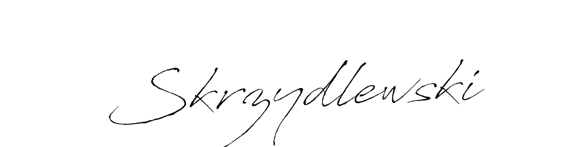 Create a beautiful signature design for name Skrzydlewski. With this signature (Antro_Vectra) fonts, you can make a handwritten signature for free. Skrzydlewski signature style 6 images and pictures png