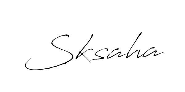 Once you've used our free online signature maker to create your best signature Antro_Vectra style, it's time to enjoy all of the benefits that Sksaha name signing documents. Sksaha signature style 6 images and pictures png