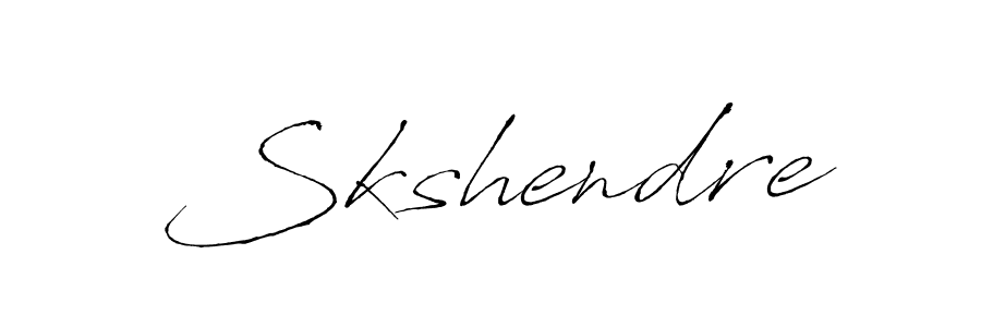 How to make Skshendre name signature. Use Antro_Vectra style for creating short signs online. This is the latest handwritten sign. Skshendre signature style 6 images and pictures png