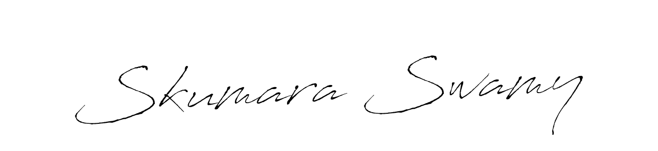 How to make Skumara Swamy signature? Antro_Vectra is a professional autograph style. Create handwritten signature for Skumara Swamy name. Skumara Swamy signature style 6 images and pictures png