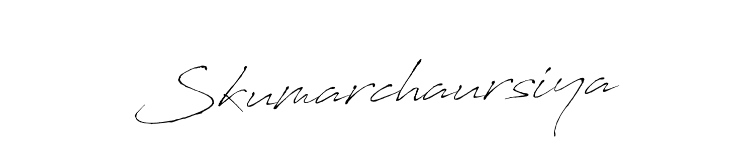 Also You can easily find your signature by using the search form. We will create Skumarchaursiya name handwritten signature images for you free of cost using Antro_Vectra sign style. Skumarchaursiya signature style 6 images and pictures png