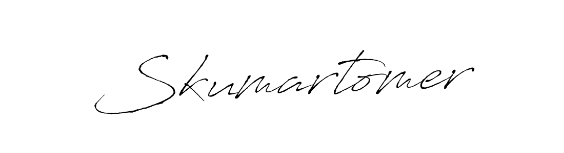 How to make Skumartomer signature? Antro_Vectra is a professional autograph style. Create handwritten signature for Skumartomer name. Skumartomer signature style 6 images and pictures png