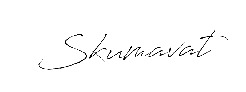 Use a signature maker to create a handwritten signature online. With this signature software, you can design (Antro_Vectra) your own signature for name Skumavat. Skumavat signature style 6 images and pictures png