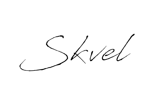 Similarly Antro_Vectra is the best handwritten signature design. Signature creator online .You can use it as an online autograph creator for name Skvel. Skvel signature style 6 images and pictures png