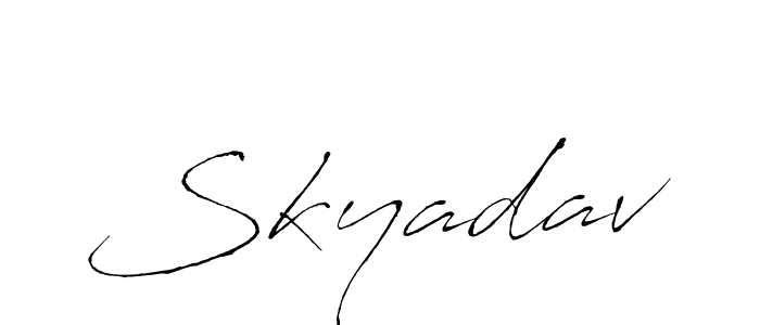 See photos of Skyadav official signature by Spectra . Check more albums & portfolios. Read reviews & check more about Antro_Vectra font. Skyadav signature style 6 images and pictures png