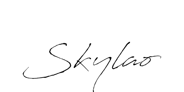 Here are the top 10 professional signature styles for the name Skylao. These are the best autograph styles you can use for your name. Skylao signature style 6 images and pictures png