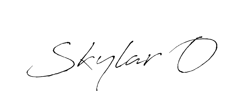 How to Draw Skylar O signature style? Antro_Vectra is a latest design signature styles for name Skylar O. Skylar O signature style 6 images and pictures png