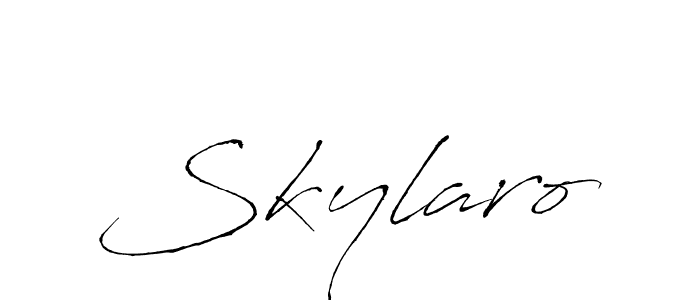 Make a beautiful signature design for name Skylaro. With this signature (Antro_Vectra) style, you can create a handwritten signature for free. Skylaro signature style 6 images and pictures png