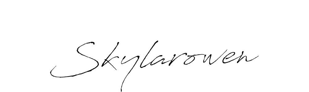 Also we have Skylarowen name is the best signature style. Create professional handwritten signature collection using Antro_Vectra autograph style. Skylarowen signature style 6 images and pictures png