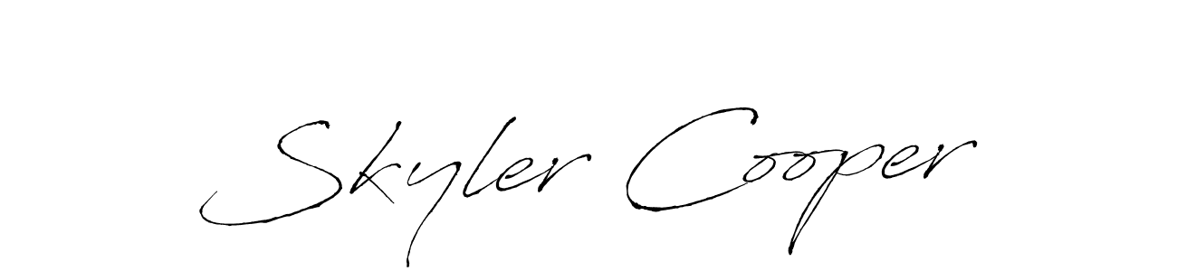 Use a signature maker to create a handwritten signature online. With this signature software, you can design (Antro_Vectra) your own signature for name Skyler Cooper. Skyler Cooper signature style 6 images and pictures png