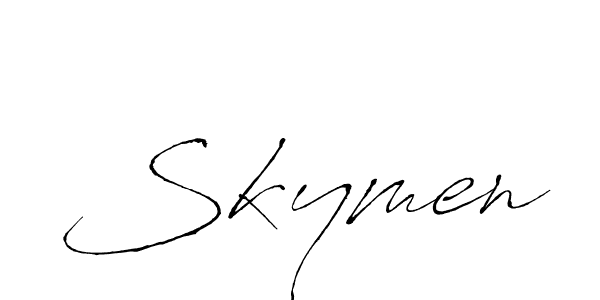 The best way (Antro_Vectra) to make a short signature is to pick only two or three words in your name. The name Skymen include a total of six letters. For converting this name. Skymen signature style 6 images and pictures png