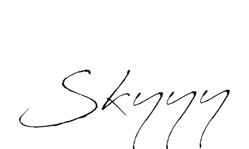 Also You can easily find your signature by using the search form. We will create Skyyy name handwritten signature images for you free of cost using Antro_Vectra sign style. Skyyy signature style 6 images and pictures png