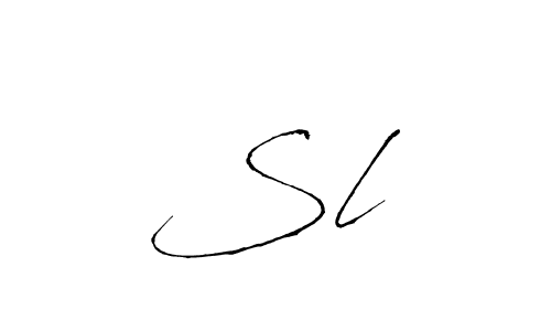 if you are searching for the best signature style for your name Sl♡. so please give up your signature search. here we have designed multiple signature styles  using Antro_Vectra. Sl♡ signature style 6 images and pictures png