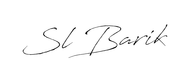 Also You can easily find your signature by using the search form. We will create Sl Barik name handwritten signature images for you free of cost using Antro_Vectra sign style. Sl Barik signature style 6 images and pictures png