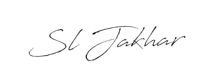 Antro_Vectra is a professional signature style that is perfect for those who want to add a touch of class to their signature. It is also a great choice for those who want to make their signature more unique. Get Sl Jakhar name to fancy signature for free. Sl Jakhar signature style 6 images and pictures png