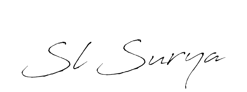 Also we have Sl Surya name is the best signature style. Create professional handwritten signature collection using Antro_Vectra autograph style. Sl Surya signature style 6 images and pictures png