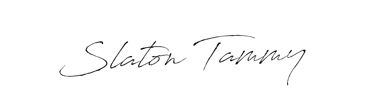 This is the best signature style for the Slaton Tammy name. Also you like these signature font (Antro_Vectra). Mix name signature. Slaton Tammy signature style 6 images and pictures png