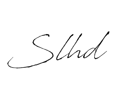 You should practise on your own different ways (Antro_Vectra) to write your name (Slhd) in signature. don't let someone else do it for you. Slhd signature style 6 images and pictures png