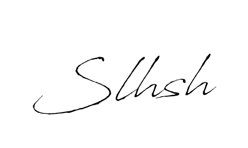 How to make Slhsh signature? Antro_Vectra is a professional autograph style. Create handwritten signature for Slhsh name. Slhsh signature style 6 images and pictures png