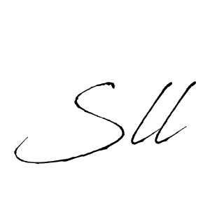 Best and Professional Signature Style for Sll. Antro_Vectra Best Signature Style Collection. Sll signature style 6 images and pictures png