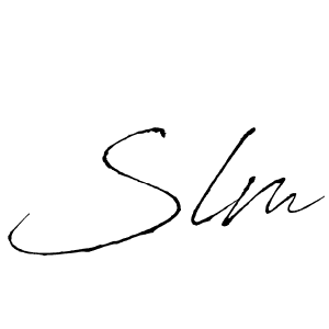 How to Draw Slm signature style? Antro_Vectra is a latest design signature styles for name Slm. Slm signature style 6 images and pictures png