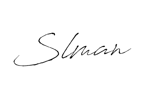 Slman stylish signature style. Best Handwritten Sign (Antro_Vectra) for my name. Handwritten Signature Collection Ideas for my name Slman. Slman signature style 6 images and pictures png