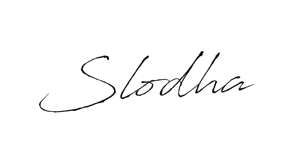 Create a beautiful signature design for name Slodha. With this signature (Antro_Vectra) fonts, you can make a handwritten signature for free. Slodha signature style 6 images and pictures png
