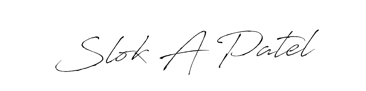 Make a short Slok A Patel signature style. Manage your documents anywhere anytime using Antro_Vectra. Create and add eSignatures, submit forms, share and send files easily. Slok A Patel signature style 6 images and pictures png