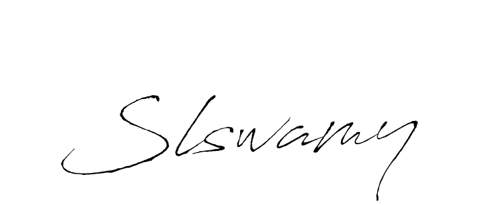 How to make Slswamy signature? Antro_Vectra is a professional autograph style. Create handwritten signature for Slswamy name. Slswamy signature style 6 images and pictures png