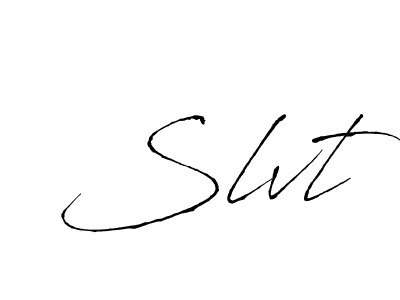 Antro_Vectra is a professional signature style that is perfect for those who want to add a touch of class to their signature. It is also a great choice for those who want to make their signature more unique. Get Slvt name to fancy signature for free. Slvt signature style 6 images and pictures png