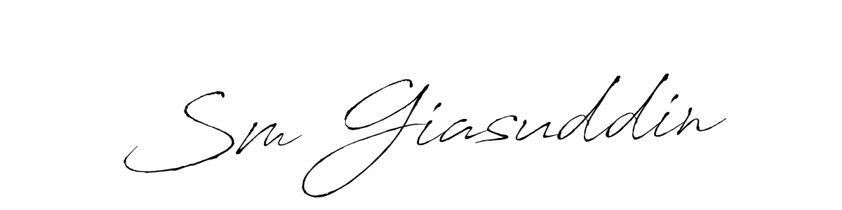 You can use this online signature creator to create a handwritten signature for the name Sm Giasuddin. This is the best online autograph maker. Sm Giasuddin signature style 6 images and pictures png
