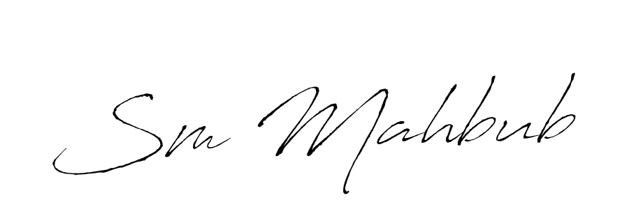 It looks lik you need a new signature style for name Sm Mahbub. Design unique handwritten (Antro_Vectra) signature with our free signature maker in just a few clicks. Sm Mahbub signature style 6 images and pictures png