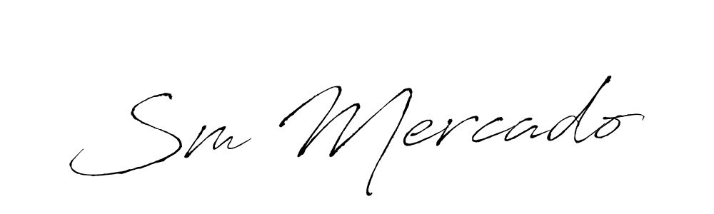 You should practise on your own different ways (Antro_Vectra) to write your name (Sm Mercado) in signature. don't let someone else do it for you. Sm Mercado signature style 6 images and pictures png